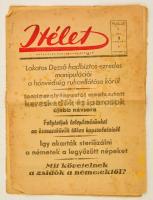 1947 Ítélet bűnügyi és társadalmi hetilap egy száma, benne háborús és háború utáni bűnesetekkel .