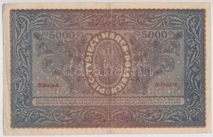 Lengyelország 1920. 5000M T:III,III-
Poland 1920. 5000 Marek C:F,VG