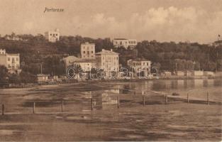 Portorose, Portoroz (Piran, Pirano); beach, villas. Gisela Trostler