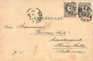 1899 Szabadka, Subotica; Mária Terézia park, Nemzeti kaszinó, Városháza, Terézia templom, Szent Istv...