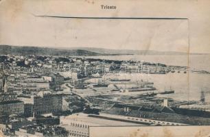 Trieste, Trst; railway station, leporellocard with 10 pictures (fl)