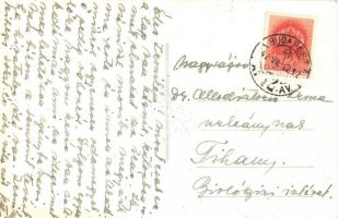 1942 Budapest XI. A m. kir. Kertészeti Akadémia 1942-ben végzett növendékei, tabló; Studentika. phot...