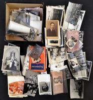 cca 1940-1960 Vegyes fotó tétel: életképek, stb., egy kis doboznyi, különböző méretben