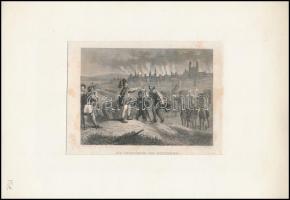 cca 1840 6 db történelmi témájú acélmetszet paszpartuban. jó állapotban. Római, frank és pogány jele...