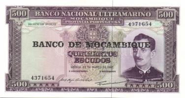 Mozambik 1976. 50Esc, 100Esc, 500Esc, 1000Esc komplett sor! T:I