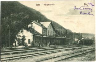 1930 Dés, Dej; vasútállomás / Gara / Bahnhof / railway station (EK)