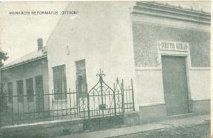 Munkács, Mukacheve; Református otthon, Scheffer Gizella üzlete / Calvinist home, shop