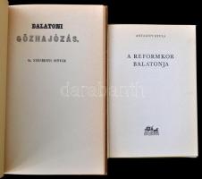 2 db Balaton témájú könyv: Antalffy Gyula: A reformkor Balatonja. Bp., 1984, Panoráma. Vászonkötésbe...