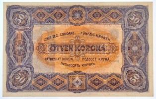 1920. 50K "Orell Füssli Zürich" T:I / Hungary 1920. 50 Korona "Orell Füssli Zürich&qu...