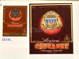 Kb. 1000-1500 darabos, a soproni borvidék címkéit bemutató borcímke, italcímke gyűjtemény, szépen re...