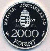 1997. 2000Ft Ag "Integráció az EU-ba-EURO I" T:PP 
Adamo EM147