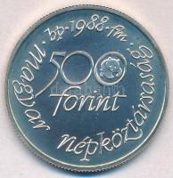 1988. 500Ft Ag "Világ vadvédelmi alap" T:BU 
Adamo EM100