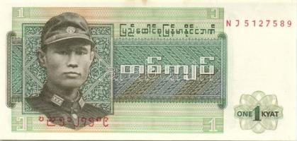Burma 1958. 1K + 1972. 1K, 5K, 25K + 1973. 10K + 1986. 15K, 35K T:I, I- (csak az 5K!) Egyszer hajtva...