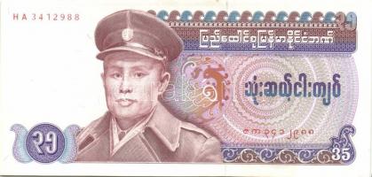 Burma 1958. 1K + 1972. 1K, 5K, 25K + 1973. 10K + 1986. 15K, 35K T:I, I- (csak az 5K!) Egyszer hajtva...