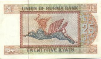 Burma 1958. 1K + 1972. 1K, 5K, 25K + 1973. 10K + 1986. 15K, 35K T:I, I- (csak az 5K!) Egyszer hajtva...