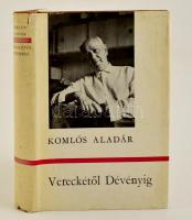Komlós Aladár: Vereckétől Dévényig. Bp.,1972,Szépirodalmi. Kiadói egészvászon-kötés, kiadói papír védőborítóban. A szerző által dedikált.