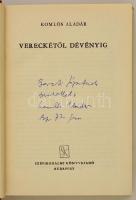 Komlós Aladár: Vereckétől Dévényig. Bp.,1972,Szépirodalmi. Kiadói egészvászon-kötés, kiadói papír vé...
