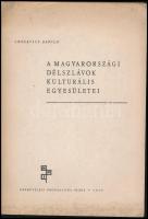 Urosevics Danilo: A magyarországi szlávok kulturális egyesületei. Könyvtártudományi és Módszertani Központ kiadványai 32. Bp.,1969, Népművelési Propaganda Iroda. Kiadói papírkötés, borító kissé foltos, a gerincen kis sérüléssel. Megjelent 700 példányban. A szerző által dedikált.