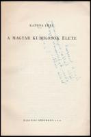 Katona Imre: A magyar kubikosok élete. Bp.,1957, Hazafias Népfront. Kiadói papírkötés. A szerző álta...
