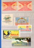 272 darabos sajtcímke gyűjtemény / cheese label collection