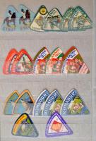 272 darabos sajtcímke gyűjtemény / cheese label collection