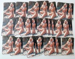 72 db, kevés féle színészeket, énekeseket, erotikát bemutató kártyanaptár