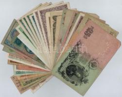 31db-os vegyes magyar és külföldi bankjegy tétel T:III,III-