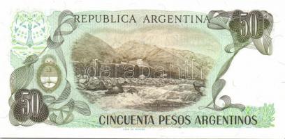 Argentína 1976-82. 50P fehér papíron! + 1977-82. 500P + 1983-84. 1P, 50P + 1985-91. 1A, 5A, 10A, 50A...