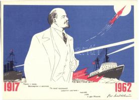 21 db MODERN szovjet propaganda  képeslap / 21 modern Soviet propaganda postcard