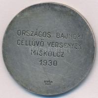 1930. "MOCSZ - Magyar Országos Céllövő Szövetség" jelzetlen Ag? emlékérem, hátoldalán &quo...