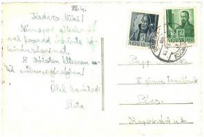 1943 Beszterce, Bistritz, Bistrita; Evangélikus templom / Lutheran church. photo (apró lyukak / tiny...