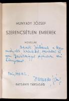 Hunyady József: Szerencsétlen emberek. Novellák. A Batsányi Társaság Könyvtára. Szépirodalmi sorozat...