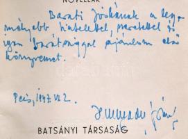 Hunyady József: Szerencsétlen emberek. Novellák. A Batsányi Társaság Könyvtára. Szépirodalmi sorozat...