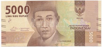 Indonézia 2016. 5000R T:I,I- Indonesia 2016. 5000 Rupiah C:UNC,AU