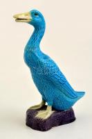 6 db jelzett kacsa figura, kézzel festett, jelzett, hibátlan, m: 20 cm (6×)