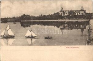 1900 Keszthely, Hullám szálloda (képeslapfüzetből / from postcrad booklet)