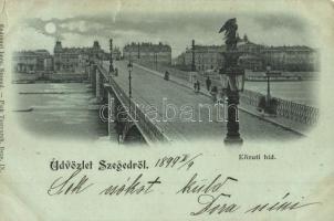 1899 Szeged, Közúti híd (szakadások / tears)