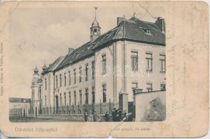 1905 Zólyom, Zvolen; Állami polgári fiúiskola / boy school (b)