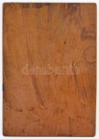 Vincze Pál (1907-1994) 1931. "Resurget (Feltámadás)" egyoldalú Br plakett (136g/80x56mm) T...