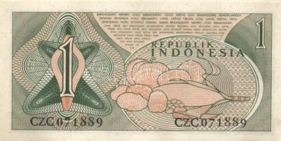 Indonézia 1956. 1R + 2 1/2R pár! + 1959. 5R + 1961. 1R + 2 1/2R pár! + 1984. 100R + 1987. 1000R T:I ...