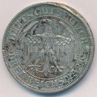 Németország / Weimar Köztársaság 1929E 3M Ag "Meissen 1000. éves" T:2- durva ph, hajlott
...