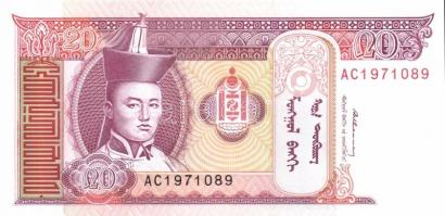 Mongólia 1955. 1T + 1966. 5T, 10T, 25T, 50T + 1993. 10M, 20M, 50M, 1T, 5T, 10T, 20T + 2002-2005. 10T...