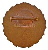 ~1970-1980. "BP. Honvéd - 35 év" zománcozott fém jelvény (24mm) T:1-