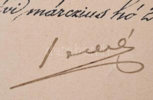 1918 Kinevezés Szterényi József kereskedelemügyi miniszter saját kezű aláírásával