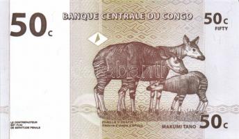 Kongó 1997. 1c, 5c, 10c, 20c, 50c + 2003. 10Fr, 20Fr T:I Összesen 7klf db!