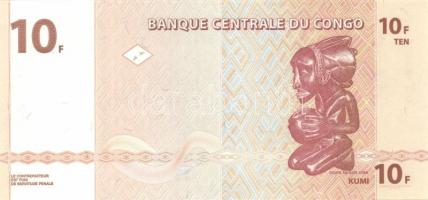 Kongó 1997. 1c, 5c, 10c, 20c, 50c + 2003. 10Fr, 20Fr T:I Összesen 7klf db!