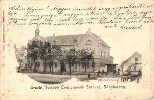 1901 Jászberény, Érseki felsőbb leánynevelő intézet. Kiadja Brünauer (EK)