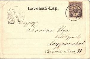 1901 Jászberény, Érseki felsőbb leánynevelő intézet. Kiadja Brünauer (EK)