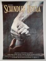 1993 Schindler listája, amerikai film plakát, rendezte: Steven Spielberg, 83x58 cm / Schindlers List, poster, 83x58 cm