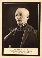 Andrej Hlinkas obituary postcard. So. Stpl